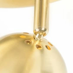 QAZQA Appliques Murales Et Spots Spot Plafond En Métal Doré/laiton -Éclairage Soldes 2024 spot plafond en metal dore laiton 2