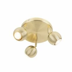 QAZQA Appliques Murales Et Spots Spot Plafond En Métal Doré/laiton