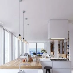 Hoopzi Suspensions Suspension 1 Fil électrique En Tissu Gris 2,5m Douille Noire -Éclairage Soldes 2024 suspension 1 fil electrique en tissu gris 2 5m douille noire 1