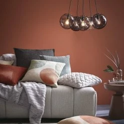Maisons Du Monde Suspensions Suspension 5 Boules En Verre Et Verre Fumé -Éclairage Soldes 2024 suspension 5 boules en verre et verre fume 1000 16 16 165205 10
