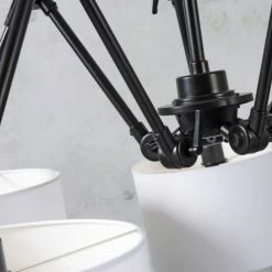 It's About Romi Lustres Suspension 5 Bras Abats-jour Blancs -Éclairage Soldes 2024 suspension 5 bras abats jour blancs 4