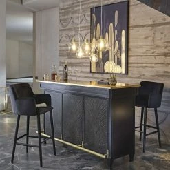 Maisons Du Monde Suspensions Suspension 5 Globes En Verre Et Métal Doré -Éclairage Soldes 2024 suspension 5 globes en verre et metal dore 1000 2 24 190674 2