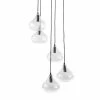 Maisons Du Monde Suspensions Suspension 5 Globes En Verre Et Métal Noir -Éclairage Soldes 2024 suspension 5 globes en verre et metal noir 1000 10 15 177422 6
