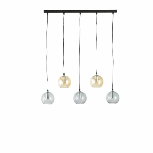 Maisons Du Monde Suspensions Suspension 5 Globes En Verre Fumé Noir Et Ambré 3 Maisons Du Monde Suspensions Suspension 5 Globes En Verre Fumé Noir Et Ambré
