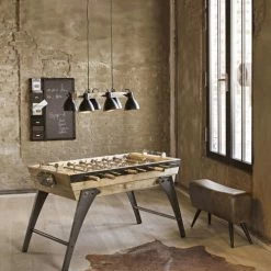 Maisons Du Monde Suspensions Suspension 6 Abat-jours En Métal Noir Et Manguier -Éclairage Soldes 2024 suspension 6 abat jours en metal noir et manguier 1000 3 1 201844 4