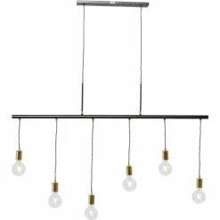 Kare Design Suspensions Suspension 6 Douilles En Acier Noir