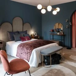 Maisons Du Monde Suspensions Suspension 6 Globes En Verre Opaline Et Métal Doré -Éclairage Soldes 2024 suspension 6 globes en verre opaline et metal dore 1000 8 30 201832 6