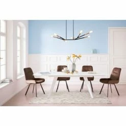 Kare Design Suspensions Suspension 7 Branches En Acier Noir Et Cuivré -Éclairage Soldes 2024 suspension 7 branches en acier noir et cuivre 1