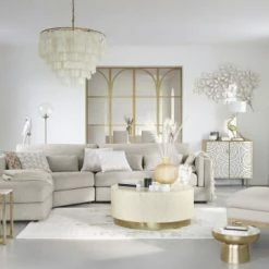 Maisons Du Monde Suspensions Suspension à Pampilles En Nacre Blanche Et Métal Doré Mat -Éclairage Soldes 2024 suspension a pampilles en nacre blanche et metal dore mat 1000 8 31 210689 3