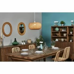 ATHM DESIGN Suspensions Suspension Abat Jour Bambou Beige -Éclairage Soldes 2024 suspension abat jour bambou beige 3