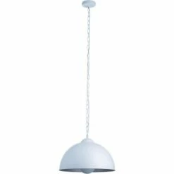 ATHM DESIGN Suspensions Suspension Abat Jour Métal Blanc -Éclairage Soldes 2024 suspension abat jour metal blanc 17