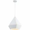 ATHM DESIGN Suspensions Suspension Abat Jour Métal Blanc