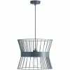 ATHM DESIGN Suspensions Suspension Abat Jour Métal Gris -Éclairage Soldes 2024 suspension abat jour metal gris 6