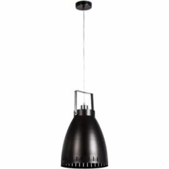 ATHM DESIGN Suspensions Suspension Abat Jour Métal Blanc -Éclairage Soldes 2024 suspension abat jour metal noir 15