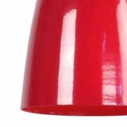 Tosel Suspensions Suspension Acier Rouge -Éclairage Soldes 2024 suspension acier rouge 2