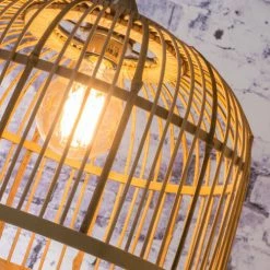 Good & Mojo Suspensions Suspension Bambou Naturel D40cm -Éclairage Soldes 2024 suspension bambou naturel d40cm 3