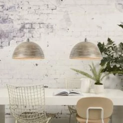 Good & Mojo Suspensions Suspension Bambou Naturel D53cm -Éclairage Soldes 2024 suspension bambou naturel d53cm 7