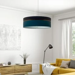 Éclairage Soldes 2024 -Éclairage Soldes 2024 suspension bicolore bleu t 65 x h 25 1