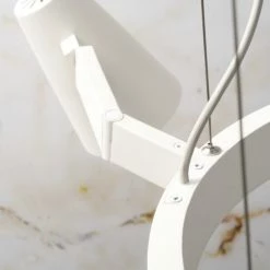 It's About Romi Lustres Suspension Blanche 5 Lampes -Éclairage Soldes 2024 suspension blanche 5 lampes 3