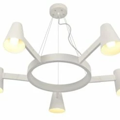 It's About Romi Lustres Suspension Blanche 5 Lampes -Éclairage Soldes 2024 suspension blanche 5 lampes 5