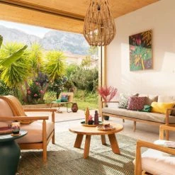 Maisons Du Monde Suspensions Suspension Cloche En Rotin -Éclairage Soldes 2024 suspension cloche en rotin 1000 11 36 199829 5