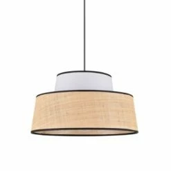 Corep Suspensions Suspension Coton Et Raphia D38cm -Éclairage Soldes 2024 suspension coton et raphia d38cm 4