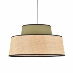 Corep Suspensions Suspension Coton Et Raphia D38cm -Éclairage Soldes 2024 suspension coton et raphia d38cm 5