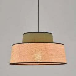Corep Suspensions Suspension Coton Et Raphia D38cm -Éclairage Soldes 2024 suspension coton et raphia d38cm 8