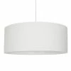 Metropolight Suspensions Suspension Cylindre Textile Blanc D48cm -Éclairage Soldes 2024 suspension cylindre textile blanc d48cm
