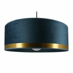 Metropolight Suspensions Suspension Cylindre Velours D58cm