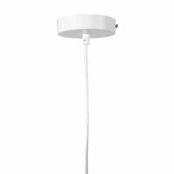 Decoratie Suspensions Suspension Cylindrique Blanc Doré D40cm -Éclairage Soldes 2024 suspension cylindrique blanc dore d40cm 4