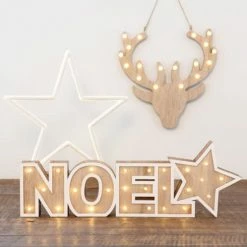 Maisons Du Monde Accessoires De Décoration De Noël Suspension De Noël Cerf Lumineux 18 LEDS -Éclairage Soldes 2024 suspension de noel cerf lumineux 18 leds 1000 5 37 197001 2