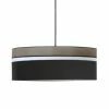 Kauze Luminaires Suspensions Suspension Déco Noir Et Gris Ø 55