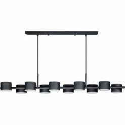 Deladeco Suspensions Suspension Design En Métal Noir 134,5 Cm