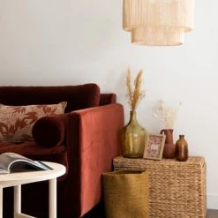 Maisons Du Monde Suspensions Suspension Double En Rotin D38 -Éclairage Soldes 2024 suspension double en rotin d38 1000 6 7 207508 2