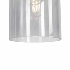 QAZQA Suspensions Suspension En Acier Noir -Éclairage Soldes 2024 suspension en acier noir 13