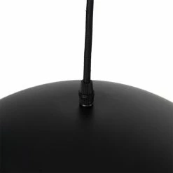 QAZQA Suspensions Suspension En Acier Noir -Éclairage Soldes 2024 suspension en acier noir 21