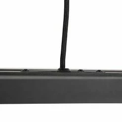 QAZQA Suspensions Suspension En Aluminium Noir -Éclairage Soldes 2024 suspension en aluminium noir 13