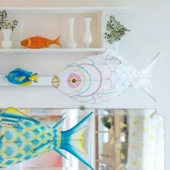 Petit Pan Suspensions Suspension En Bambou Et Soie L70cm -Éclairage Soldes 2024 suspension en bambou et soie l70cm 1