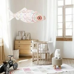 Petit Pan Suspensions Suspension En Bambou Et Soie L70cm -Éclairage Soldes 2024 suspension en bambou et soie l70cm 2