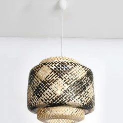 Lussiol Lighting Suspensions Suspension En Bambou Noir D. 40 Cm -Éclairage Soldes 2024 suspension en bambou noir d 40 cm 4