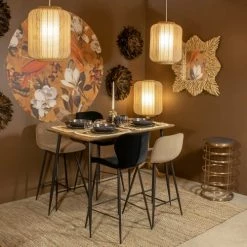 Now’s Home Suspensions Suspension En Bois Et Crochet -Éclairage Soldes 2024 suspension en bois et crochet 4