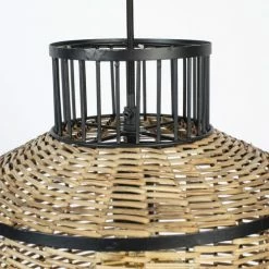 Drawer Suspensions Suspension En Cannage D30x35cm Naturel -Éclairage Soldes 2024 suspension en cannage d30x35cm naturel 4