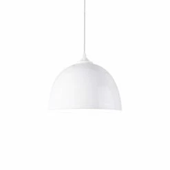 Lussiol Lighting Suspensions Suspension En Céramique Blanc D. 25 Cm