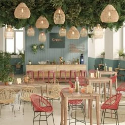 Maisons Du Monde Suspensions Suspension En Chanvre Tressé -Éclairage Soldes 2024 suspension en chanvre tresse 1000 0 23 210681 6