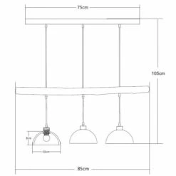 Globo Suspensions Suspension En Concrete Gris -Éclairage Soldes 2024 suspension en concrete gris 3
