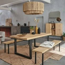 Maisons Du Monde Suspensions Suspension En Feuilles De Bananier Tressées Main -Éclairage Soldes 2024 suspension en feuilles de bananier tressees main 1000 14 20 214860 4