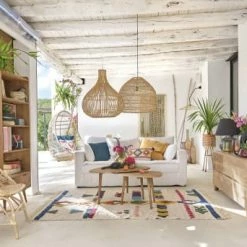 Maisons Du Monde Suspensions Suspension En Fibre Végétale Tressée -Éclairage Soldes 2024 suspension en fibre vegetale tressee 1000 9 21 177387 8