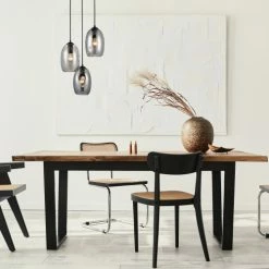 Keria Suspensions Suspension En Glass Noir -Éclairage Soldes 2024 suspension en glass noir 11