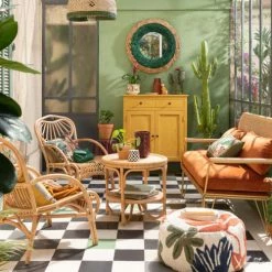 Maisons Du Monde Suspensions Suspension En Jonc De Mer Beige Et Vert D41 -Éclairage Soldes 2024 suspension en jonc de mer beige et vert d41 1000 6 20 227160 3